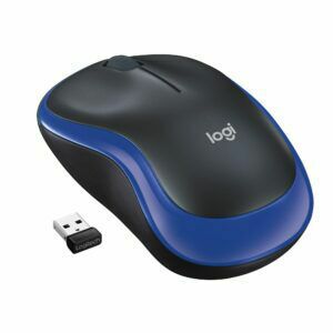 Afbeelding van een Logitech M185 Draadloze Muis Muis Blauw