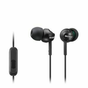 Afbeelding van een Sony MDR-EX110AP In-ear oordopjes Zwart