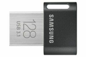 Afbeelding van een Samsung FIT Plus USB Stick 128GB USB-sticks Zwart