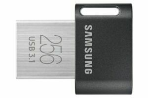 Afbeelding van een Samsung FIT Plus USB Stick 256GB USB-sticks Zwart