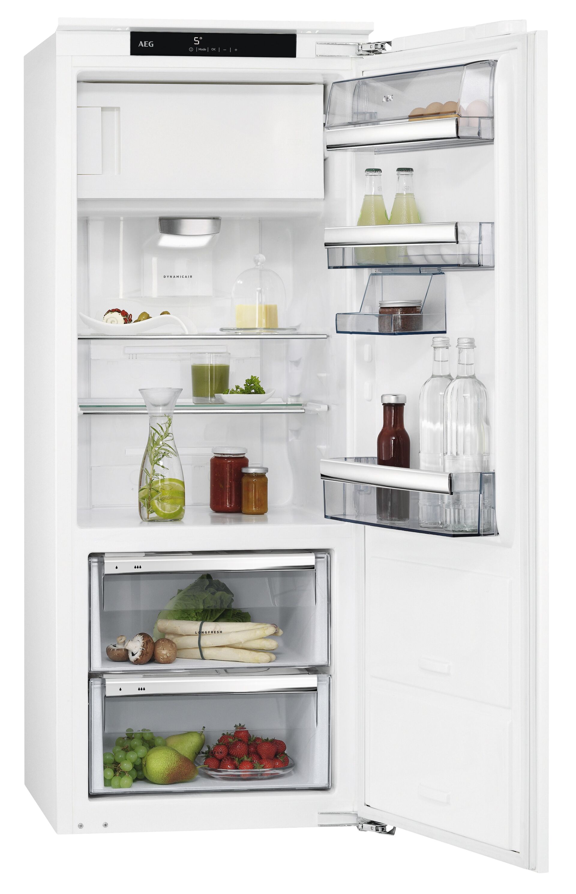 Afbeelding van een AEG SFE814D9ZC Inbouw koelkast met vriesvak