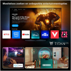 Afbeelding van een Philips 75PUS9000 Ambilight (2025) - 75 inch - QLED TV