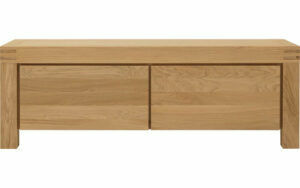 Afbeelding van een Goossens Tv Meubel Clear, 2 kleppen 45 cm diep