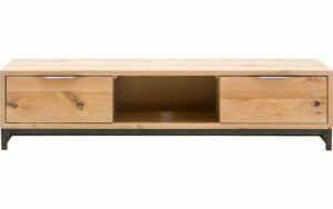 Afbeelding van een Goossens Tv Meubel Max, 2 laden 1 open vak 40 cm diep