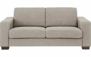 Afbeelding van een Goossens Bank N-joy Divana grijs, stof, 2-zits, stijlvol landelijk