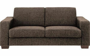 Afbeelding van een Goossens Bank N-joy Divana bruin, stof, 2,5-zits, stijlvol landelijk