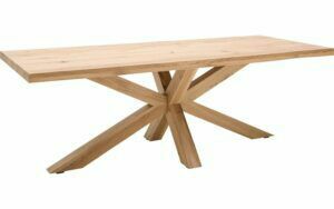 Afbeelding van een Goossens Eettafel Blade, Strak blad 180 x 90 cm 6 cm dik