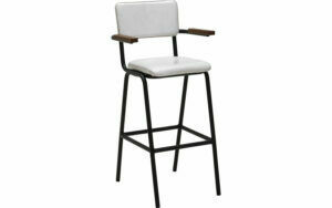 Afbeelding van een Goossens Barstoel Chaplin, Met arm