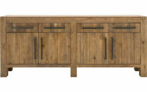 Afbeelding van een Goossens Dressoir Roots, 4 deuren 4 laden