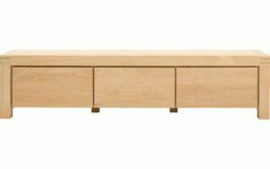 Afbeelding van een Goossens Tv Meubel Clear, 3 kleppen 45 cm diep