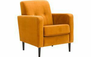 Afbeelding van een Goossens Fauteuil Hipp, Fauteuil 2 knopen in de rug