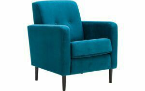 Afbeelding van een Goossens Fauteuil Hipp, Fauteuil 2 knopen in de rug