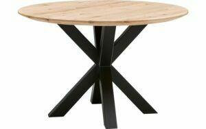 Afbeelding van een Goossens Eettafel Stef, Rond 120 x 120 cm