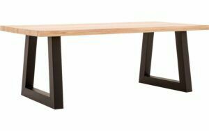 Afbeelding van een Goossens Eettafel Blade, Strak blad 260 x 100 cm 6 cm dik