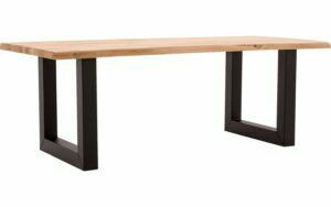 Afbeelding van een Goossens Eettafel Blade, Boomstamblad 280 x 100 cm 5 cm dik