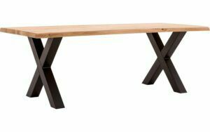 Afbeelding van een Goossens Eettafel Blade, Boomstamblad 200 x 100 cm 5 cm dik