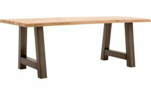 Afbeelding van een Goossens Eettafel Blade, Boomstamblad 300 x 100 cm 5 cm dik