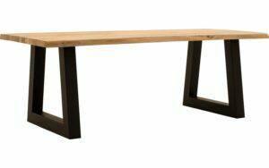 Afbeelding van een Goossens Eettafel Blade, Boomstamblad 260 x 100 cm 5 cm dik