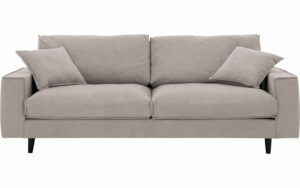 Afbeelding van een Goossens Bank Jonas beige, stof, 3,5-zits, urban industrieel