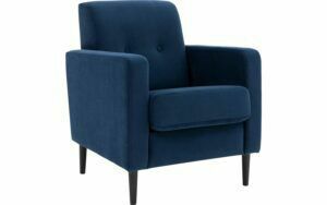 Afbeelding van een Goossens Fauteuil Hipp, Fauteuil 2 knopen in de rug