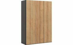 Afbeelding van een Goossens Kledingkast Easy Storage Ddk, Kledingkast 153 cm breed, 220 cm hoog, 3x draaideur