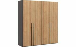 Afbeelding van een Goossens Kledingkast Easy Storage Ddk, Kledingkast 203 cm breed, 220 cm hoog, 4x draaideur