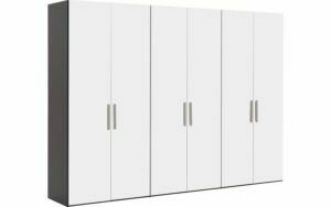 Afbeelding van een Goossens Kledingkast Easy Storage Ddk, Kledingkast 304 cm breed, 220 cm hoog, 6x draaideur