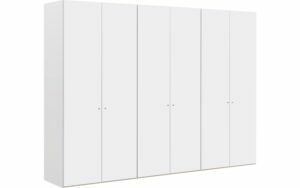 Afbeelding van een Goossens Kledingkast Easy Storage Ddk, Kledingkast 304 cm breed, 220 cm hoog, 6x draaideur