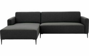 Afbeelding van een Goossens Bank Key West grijs, stof, 2-zits, modern design