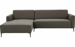 Afbeelding van een Goossens Bank Key West bruin, stof, 2,5-zits, modern design