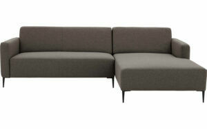 Afbeelding van een Goossens Bank Key West bruin, stof, 2,5-zits, modern design