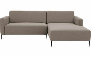 Afbeelding van een Goossens Bank Key West grijs, stof, 2-zits, modern design