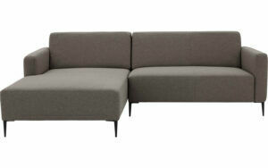 Afbeelding van een Goossens Bank Key West bruin, stof, 2-zits, modern design