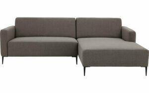 Afbeelding van een Goossens Bank Key West bruin, stof, 2-zits, modern design