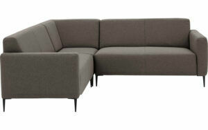 Afbeelding van een Goossens Bank Key West bruin, stof, 2-zits, modern design