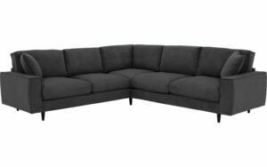 Afbeelding van een Goossens Bank Jonas grijs, stof, 2,5-zits, urban industrieel