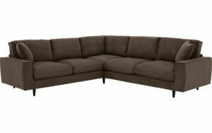 Afbeelding van een Goossens Bank Jonas grijs, stof, 2,5-zits, urban industrieel