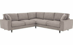 Afbeelding van een Goossens Bank Jonas beige, stof, 2,5-zits, urban industrieel