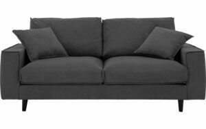 Afbeelding van een Goossens Bank Jonas grijs, stof, 2,5-zits, urban industrieel