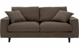 Afbeelding van een Goossens Bank Jonas grijs, stof, 2,5-zits, urban industrieel