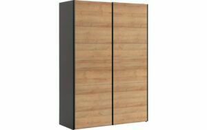 Afbeelding van een Goossens Kledingkast Easy Storage Sdk, 153 cm breed, 220 cm hoog, 2x 3 paneel schuifdeuren