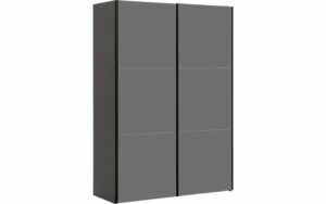 Afbeelding van een Goossens Kledingkast Easy Storage Sdk, 153 cm breed, 220 cm hoog, 2x 3 paneel glas schuifdeuren