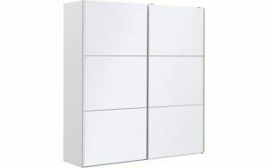 Afbeelding van een Goossens Kledingkast Easy Storage Sdk, 203 cm breed, 220 cm hoog, 2x 3 paneel glas schuifdeuren