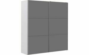 Afbeelding van een Goossens Kledingkast Easy Storage Sdk, 203 cm breed, 220 cm hoog, 2x 3 paneel glas schuifdeuren
