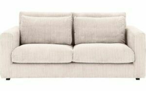 Afbeelding van een Goossens Bank Ravenia beige, stof, 2,5-zits, stijlvol landelijk