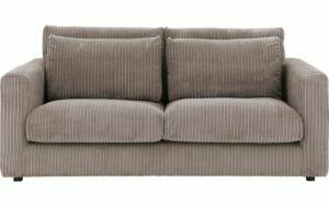 Afbeelding van een Goossens Bank Ravenia bruin, stof, 2,5-zits, stijlvol landelijk