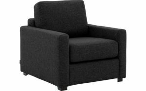 Afbeelding van een Goossens Fauteuil Lucca, Fauteuil klein arm smal 12 cm