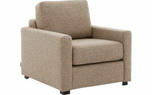 Afbeelding van een Goossens Fauteuil Lucca, Fauteuil klein arm smal 12 cm