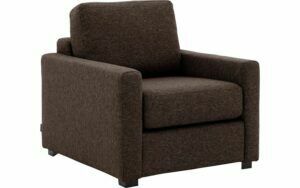 Afbeelding van een Goossens Fauteuil Lucca, Fauteuil klein arm smal 12 cm
