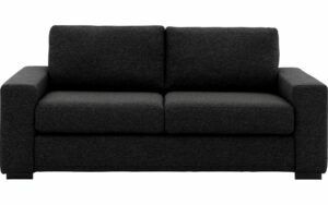 Afbeelding van een Goossens Bank Lucca antraciet, stof, 2,5-zits, stijlvol landelijk